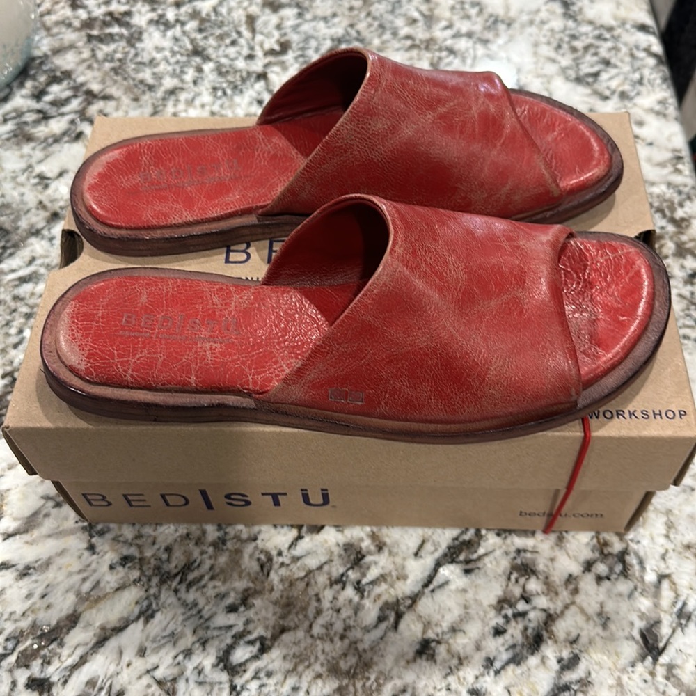 Bed Stu Leather Slide Sandals - Kate - Picture 5 of 10